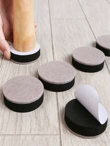 4 buah Peninggi Kaki Furnitur, Bantalan Peninggi Kaki Sofa dan Meja yang Dipertebal, Bantalan Kaki Tempat Tidur Tahan Aus dan Senyap, Bantalan Kaki Furnitur - Berbagai gaya - View 6