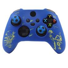 Football Theme Tabletop Game Accessories Trophy Pattern Handle Skin Sticker Compatible With Xbox Series X Wireless Controller RALAN 1pc Controller Protective Shell + 2pcs Customized Joystick Caps - View 7