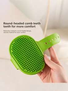 Silicone Cat Scratching Brush With Adjustable Strap,Pet Bath & Massage Rubber Hair Brush, Cat Face Scratcher And Self-Grooming Brush - Relaxing Anti-Itch, , Can Be Tied To Table Legs, Suitable For Kittens And Adult Cats - one-size - View 5
