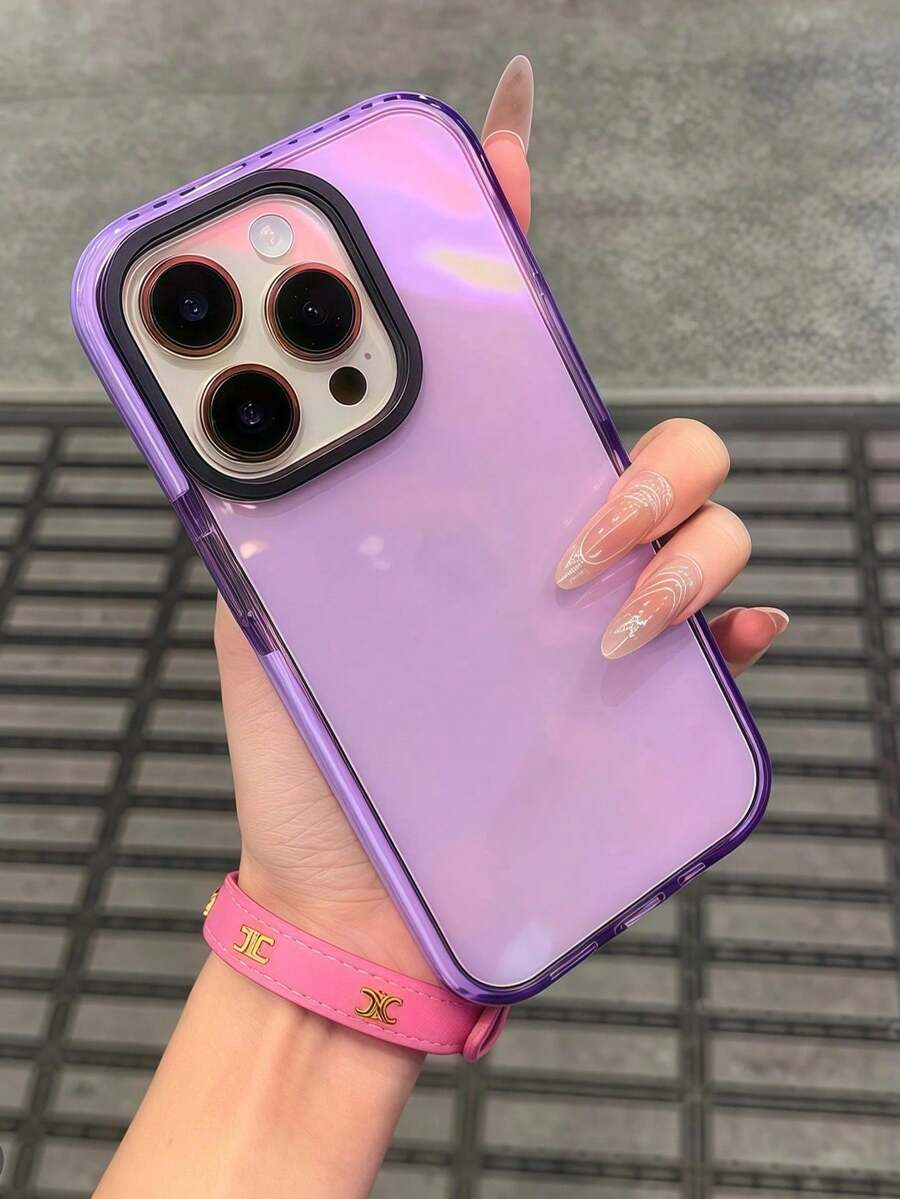 1 pieza de funda de teléfono a la modaNo incluye cordón ni soporte. DePerlaPerladoIridiscenteSilicona1 unidadEngrosadoSuaveSiliconaTransparenteA prueba de golpesTeléfonoCaso,CompatibleCon16/16Pro/16Plus/16ProfesionalMáx. /15/15Plus/15Pro/15ProfesionalMáx. /14ProfesionalMáx. /14Pro/14Plus/14/13ProfesionalMax/13Pro/13, ColorMoradoConVibeElegante, RegaloGenialCompatibleCon17/17Pro/17ProfesionalMax/17AireNavidad/HalloweenPrimaveraCumpleaños - Morado - Ver 1