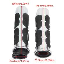 25mm 1" 摩托車手把握把 定製手把 巡航車適用於 XL Dyna FXDB FXDWG FXST Touring 摩托車騎士配件 - A - 查看 3