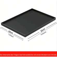 Universeller Tablettständer für Projektor & Stativ, vielseitiger Halter für Projektoren, Monitore, Kameras & Laptops - A - Übersicht 2