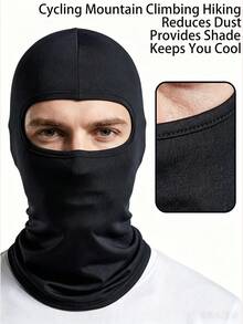 Unisex Full UV Protection Breathable Sun Protection Balaclava Face Mask, Snug Fit, Running Sports Face Mask, Daily Sports Hiking Climbing Cycling Summer Beach Vacation Essential Sun Protection Face Mask Accessory - Multicolor - View 4