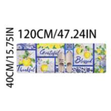 1pc Lemon Vibrant Kitchen Rug, Kitchen Mat, Kitchen Carpet, Classic Plaid Doormat, Small Rug, Carpet, Runner Rug, Floor Mat, Home Decor, Area Rug, Outdoor Mat, Bedroom Carpet, Washable Rug - Multicolor - View 16