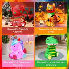 Pinta Tu Propia Lámpara, Lámpara de Unicornio Pintada, Kits de Pintura para Manualidades Infantiles, con Pinceles y Delantal, Regalos para Niños y Niñas - Unicornio - Ver 6