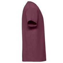Fruit Of The Loom Mens Iconic Premium Ringspun Cotton T-Shirt - Burgundy - View 3