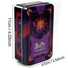 "Vampire Hunter" Tarot Cards: Dark Vintage Art Style - Collector Grade Divination Tarot Deck - Purple - View 2