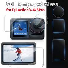 3-In-1 Screen Protector, Tempered Glass Film, Lens Cover, Lens Pouch, Storage Box Compatible With OSMO Action 6 Accessories/Suitable For OSMO Action 6/OSMO Action 5/OSMO Action 4 - View 12
