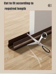 1pc Silent Soundproofing Snap-In PVC Door Bottom Seal Strip - Weatherproof Draft Blocker For Bedroom, AC Room & Door Gap - Ideal For Homeowners & Renters, Perfect Housewarming Gift - View 6
