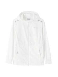 Columbia Women's Sports Jacket Cloud Rim Jacket-White Autumn New Hooded Casual Woven Jacket XR9373100 - White - View 5