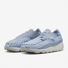 Zapatillas casuales Nike Air Footscape Woven para mujer - Cómodas, versátiles, elegantes, de caña baja, color azul. - Azul - Ver 5