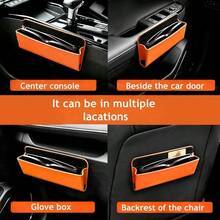 Car Storage Bag Organizer Multi-Functional Card Holder Glasses Storage Box Universal Center Console Caddy Auto Accessories Interior Organization Solution Multi-Position Adhesive - Multicolor - View 4