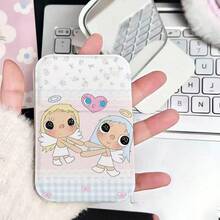 Big Eye Girl Mirror Cute Peripheral Folding Mirror Makeup Mirror Student Abstract Desktop Portable Carry-On Vanity Mirror - Multicolor - View 7
