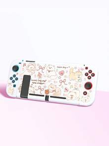 New Switch 2 (2025) Game Console Accessories, Cute Fresh Style Theme, Kitten Rose Pattern Printed Switch Protective Case, Compatible With Switch 2/Switch NS/Switch OLED/Lite, Suitable For Switch 2/Switch Game Console Accessories, Full Set, Storage Bag, Card Slot Dock, Switch Protective Case, Best Gift For Switch Players - Multicolor - View 5