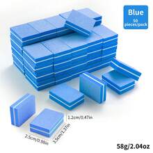50Pcs Mini Nail Files Sanding Block Double-Sided 100/180 Grit Sponge File Nail Buffer And Shaper Pedicure Manicure Tools - Multicolor - View 18