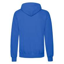 Fruit Of The Loom Unisex Adults Classic Hooded Sweatshirt - Royal Blue - View 2