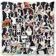 50Pcs Border Collie Stickers, Aesthetic Stickers, High Quality Stickers Scrapbook, Decorative Paper, Journaling, Laptop, Bumper, Skateboard, Water Bottles, Computer, For Gift Bags, Envelope Seals, Party Decoration - Sheepdog - View 1