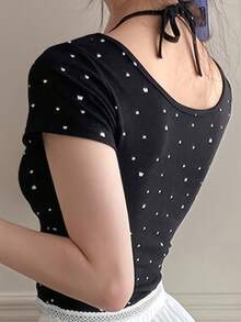 Women Tops - Black - View 4