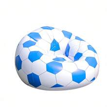 Single Sofa Chair, Made Of PVC Material, Saves Space, Suitable For RV Travel, Sports Themed Decoration, No Need For Seat Cushion, Camping Leisure Bean Bag Chair. Single Sofa, Single Chair, Suitable For Home And Outdoor Gardens. - Multicolor - View 14
