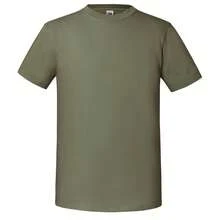 Fruit Of The Loom Mens Ringspun Premium T-Shirt - Classic Olive - View 1