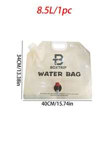 1個/2個/8.5L 可折疊便攜式戶外露營水袋附閥門，儲水袋，緊急水瓶儲存，男女通用，餐前準備，適用於露營、旅行、徒步、野餐、燒烤、緊急備用，戶外必需配件，廚房小工具 - 彩色 - 查看 12