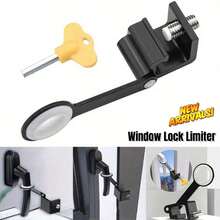 Free Punch Window Lock Limiter Windows Handle Restrictor Lock Anti Falling Guard Locking Buckle High Rise Child Protection Locks - C - View 3