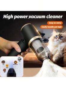 This Car Vacuum Cleaner Gift Set Includes One 3000PA Vacuum Cleaner And 7 Accessories. This Powerful Cordless Vacuum Cleaner Is Suitable For Car And Home, Featuring Strong Suction, Protection Function, Powerful Battery And High Suction - Multicolor - View 8