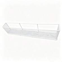 1/2/3pcs No Drill Compartment Nursery Wall Storage Basket, Adhesive Baby Organizer Rack, Wall Mount Caddy For Infant Toys Bottles Skincare Supplies - Multicolor - View 9