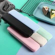 Portable Cutlery Storage Box, Fork Spoon Chopstick Box, Colorful Extended Storage Box, Chopstick Portable Storage Box, Portable Travel Cutlery Set, Travel Cutlery Set, Large Cutlery Storage Box, Kitchen, Office, School - View 3
