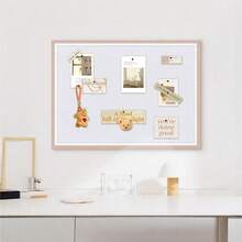 1pc Large Size Decorative Board, Multi-Purpose Photo Display Board, Office And Home Message Board Felt Board, Drill-Free Display Board Background Wall, Multi-Purpose Message Board, Suitable For Home, Study, Office Work, Christmas New Year Decoration, Photo Display, Message, Etc. - 1PC - View 3
