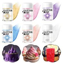 食用亮粉 5克 金色閃光蛋糕粉 金屬色色素粉，適用於蛋糕裝飾、烘焙、翻糖、糖膏、巧克力、糖果、飲料、餅乾 - 彩色 - 查看 1