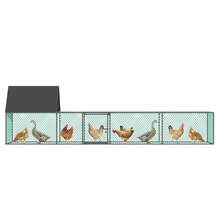 BingoPaw 3.2 Meters Metal Chicken Run Coop Hen Rabbit Hutch Cage With Shelter Cover - View 8