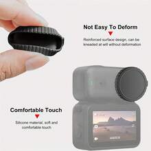 [3+1pc] Screen Protector Set, Compatible With DJI Osmo Nano, 3pcs Ultra HD 9H Hardness Tempered Glass + 1pc Rubber Lens Cap, Scratch-Resistant, Anti-Fingerprint, Bubble-Free, Nano Additional Protection For Camera - View 8