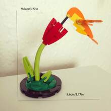紅雀、藍鳥與鴿子動物積木模型，MOC 互鎖組裝套件創意 STEM 組裝積木 - DIY 家居裝飾桌面擺件，適合 6 歲及以上男孩女孩的聖誕節、節日與生日禮物 - 彩色 - 查看 6