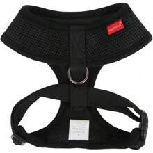 Authentic Puppia Soft Dog Harness, Red - Medium - Mocha Brown - View 2