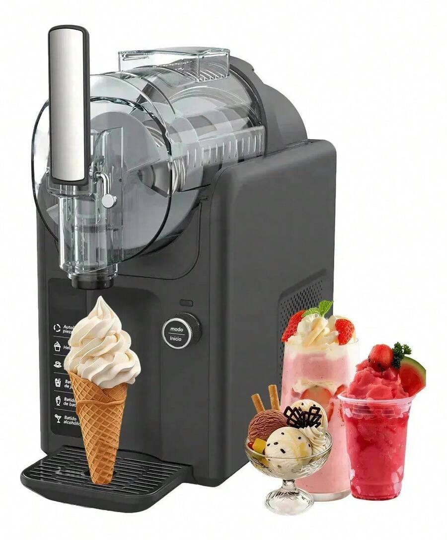 Máquina Profesional Para Preparar Slush Y Batidos Congelados - Gris - Ver 1
