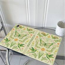 1件復古花卉印花平板保護殼－多角度支架保護套附筆槽，相容 iPad 10代 10.9吋 2022 智慧保護殼/Air 13(M3 2025)/11(A16 2025)/Galaxy Tab S10+/S9/A9，相容 Oppo Pad，相容 Matepad，相容 Vivo Pad，相容 Honor Pad，相容 Xiaoxin Pad - 彩色 - 查看 4