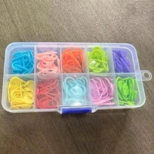 10/120pcs/Box Crochet Stitch Markers With Storage Box, Colorful Locking Knitting Markers, Sewing Tools For Knitting, Crochet And Handmade (10 Random Colors) - A - View 14