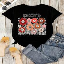 Heartfelt Teacher Appreciation Graphic T-Shirt 100% Cotton Oversized Soft Breathable Casual Crewneck Short Sleeve Top Thank You Teacher Best Teacher Teacher's Day Educator Gift Cute Teachers Educators School Staff Gift Givers - 黑色 - 查看 18