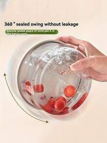 Caja bento redonda hermética de gran capacidad, contenedor de almacenamiento de alimentos de vidrio sellado para microondas, caja de conservación de alimentos frescos para refrigerador, caja bento de vidrio ligera - Multicolor - Ver 8
