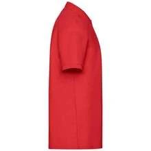 Fruit Of The Loom Mens Pique Polo Shirt - Red - View 3