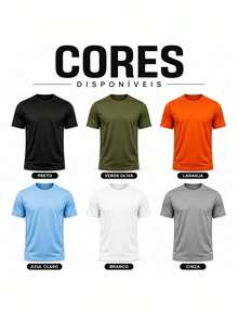 Men's Dry Fit Short Sleeve T-Shirt For Training, Gym, Running, Walking, Fitness - 彩色 - 查看 2