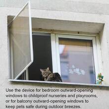 One Adjustable Window Lock Mechanism, Safety Lock, Pet Safety Door Lock, Sliding Window Lock Hardware. - A - View 6