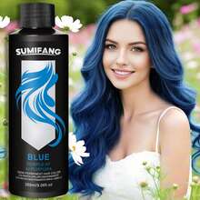 Larutan Pewarna dan Pengeriting Rambut, Warna, Formula Lembut, Pewarnaan Rambut Sendiri (DIY), Cocok untuk Mengubah Warna Rambut untuk Pakaian Sehari-hari, Riasan Pesta, Highlight, 268ml - MultiWarna - View 4