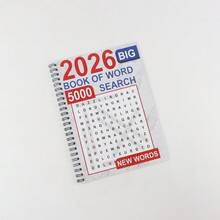 2026 大字體單字搜尋大書：5000個新單字，適合成人與長者的單字搜尋益智書，舒壓腦力遊戲活動練習冊，學校用品 - A - 查看 4