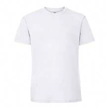 Fruit Of The Loom Mens Iconic Premium Ringspun Cotton T-Shirt - White - View 1