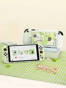 GeekShare Lucky Memo Cute Print Protective Case For Switch2 Console, Scratch-Resistant Shockproof Hard Shell Game Console Case - View 5