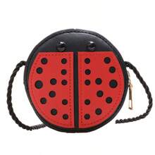 New Children's Bags, Cartoon Shoulder Bags, Cute Bee, Snail, Ladybug Backpacks, Stylish Coin Purses, Mini Bags. - Red - View 3