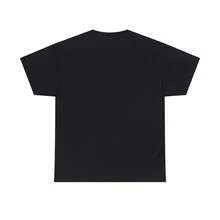 Camiseta unisex para adultos, negra, con diseño de terror, linda, con motivos de gatito demoníaco, cupcake y death metal (tallas S-3XL) - Negro - Ver 2