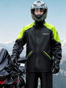 1 Set Women's Raincoat Unisex Split Raincoat Adult Outerwear Raincoat Rain Pants Rain Jacket Hooded Full Body Waterproof Motorcycle Riding Dedicated Full Body Rainstorm Raincoat Set, Full Coverage Waterproof Rain Gear Set - Motorcycle Raincoat And Pants, With Adjustable Hood, Suitable For Riding And Commuting, Heavy Rain, Work, Travel And Outdoor Activities, Sports Jacket Hooded Jogging Two Pieces Set Thickened Windproof Waterproof Raincoat Multi-Functional Outdoor Rain Cape Outdoor Travel Rain Gear Riding Travel Hiking Raincoat - Men's and Women's Styles - View 23